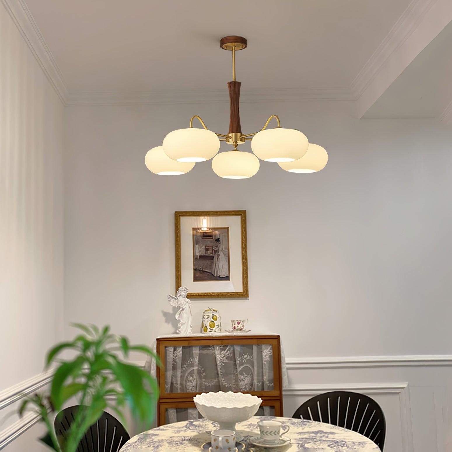 Freyza | Plafonnier affleurant en laiton et verre – chambre, couloir, cuisine