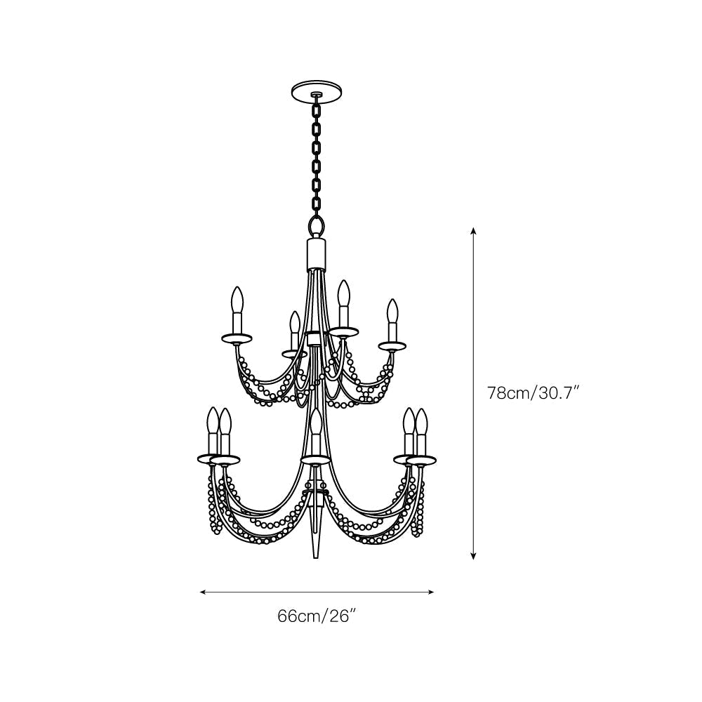 Freyza | Purelux Postmodern Luxury Brass Crystal Chandelier – Modern Dining Room Living Room