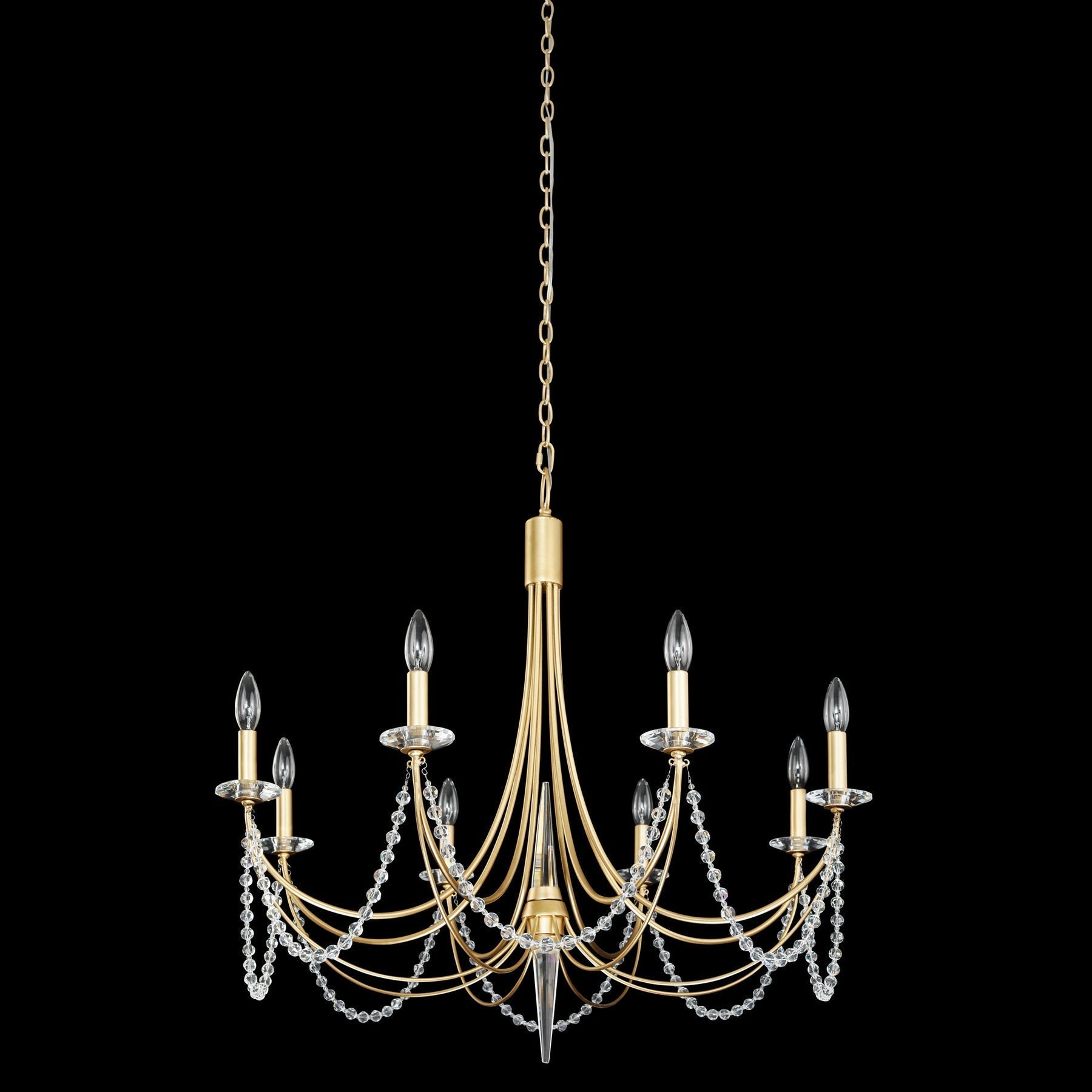 Freyza | Purelux Postmodern Luxury Brass Crystal Chandelier – Modern Dining Room Living Room