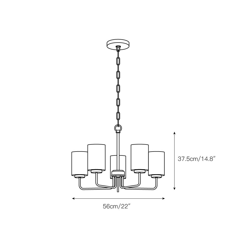 Freyza | Neva Black Glass Black Glass Chandelier – Dining Room Living Room