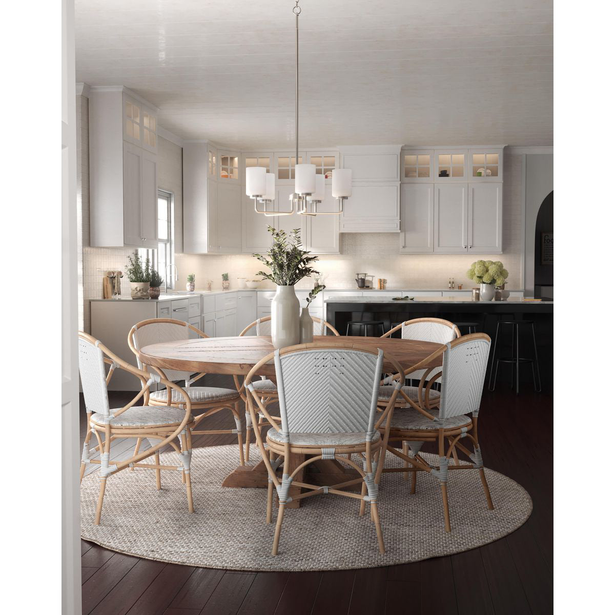 Freyza | Neva Black Glass Black Glass Chandelier – Dining Room Living Room