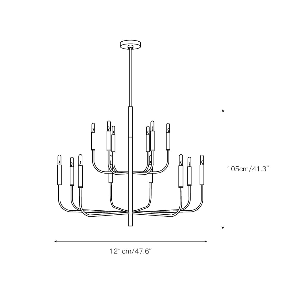 Freyza | Olcarel Vintage Industrial Brass Chandelier – Industrial Dining Room Living Room