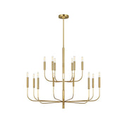 Freyza | Olcarel Vintage Industrial Brass Chandelier – Industrial Dining Room Living Room