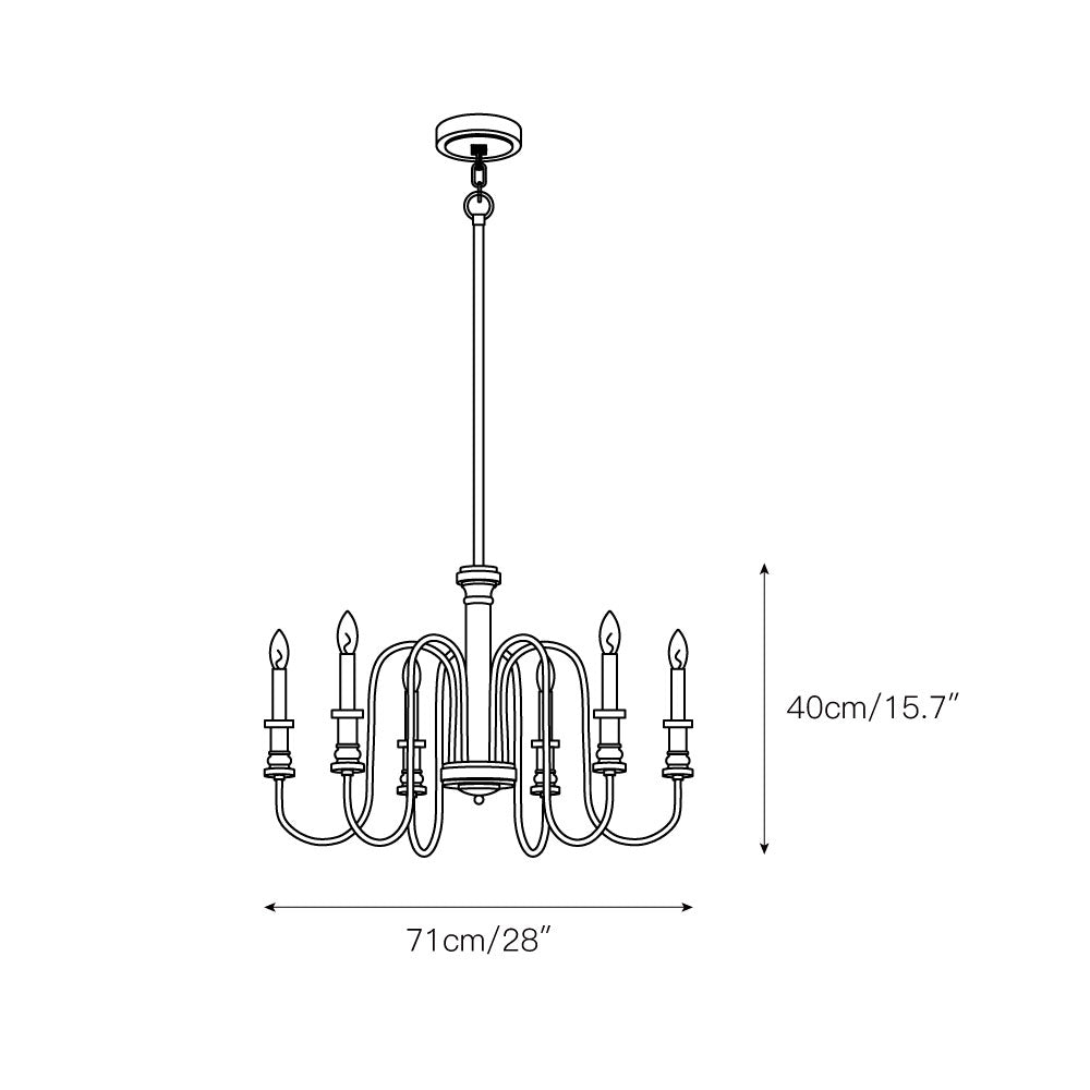 Freyza | Volo Postmodern Luxury Wood Chandelier – Modern Dining Room Living Room