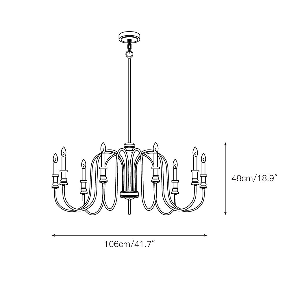 Freyza | Volo Postmodern Luxury Wood Chandelier – Modern Dining Room Living Room