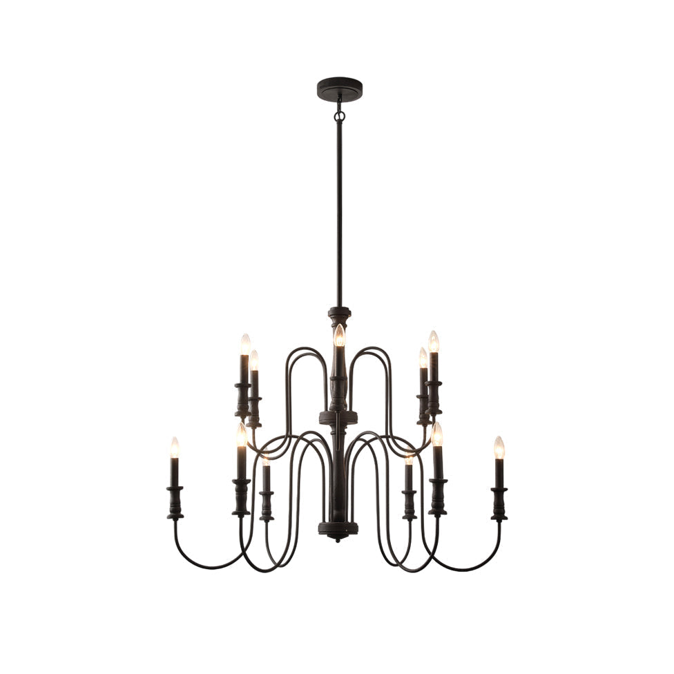 Freyza | Volo Postmodern Luxury Wood Chandelier – Modern Dining Room Living Room