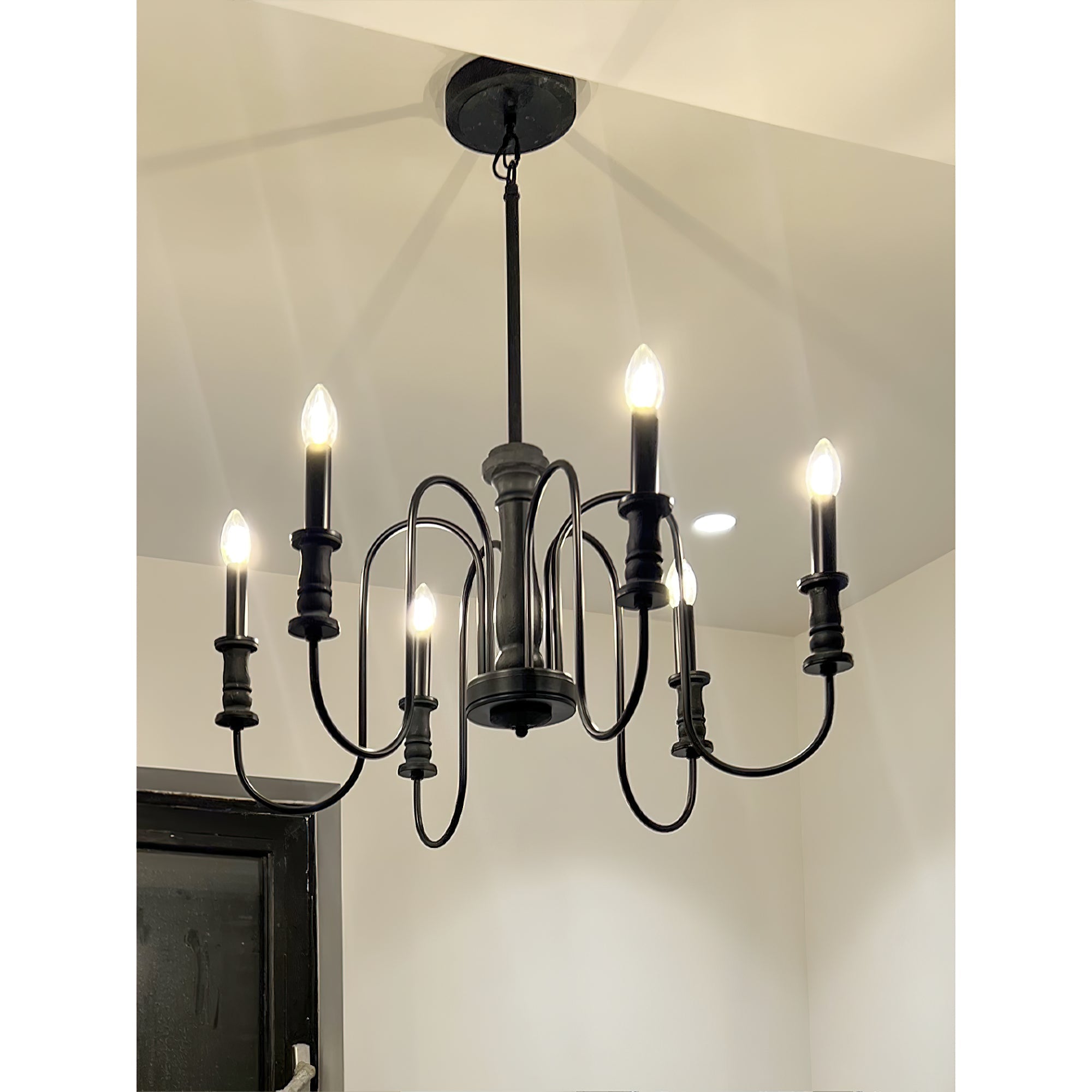 Freyza | Volo Postmodern Luxury Wood Chandelier – Modern Dining Room Living Room