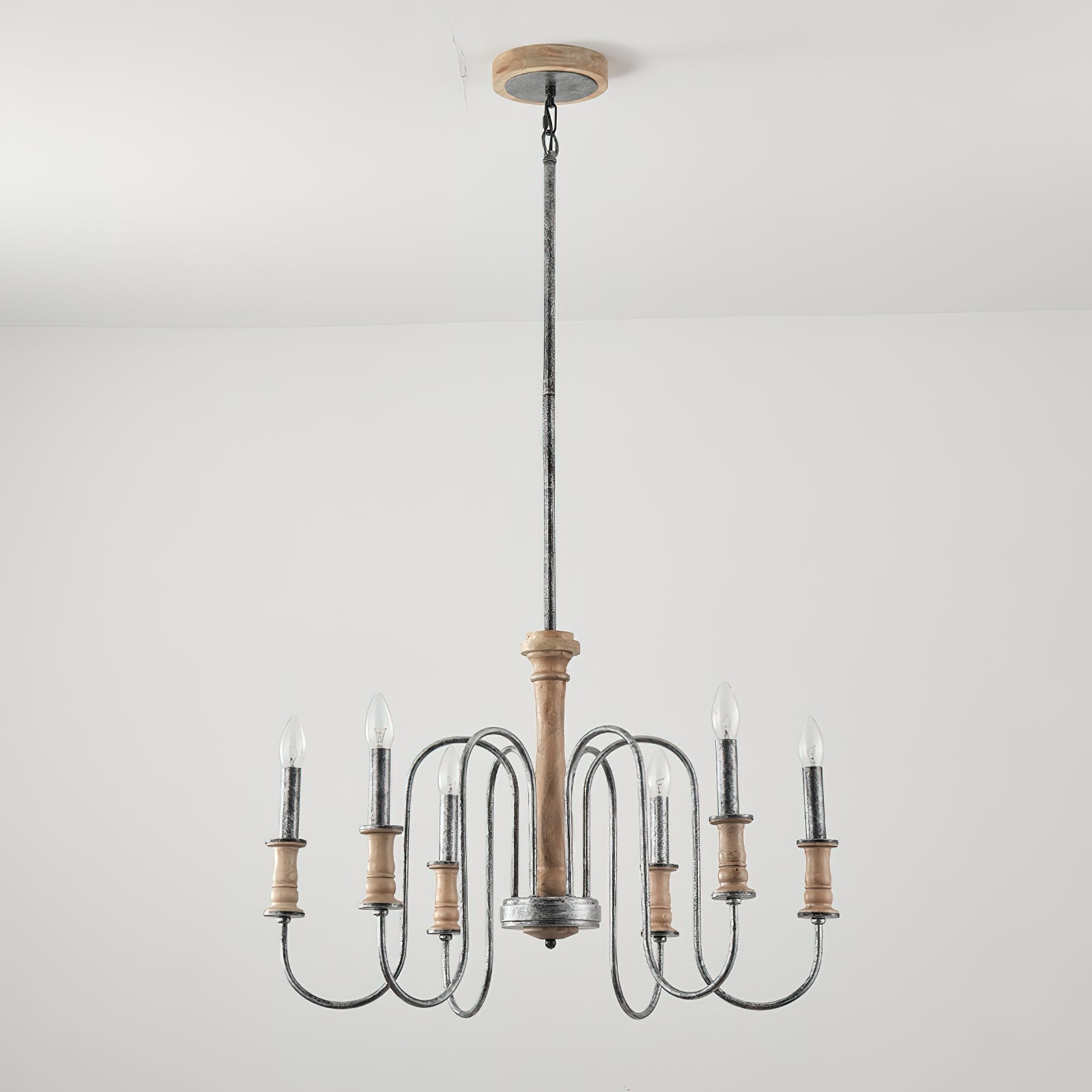 Freyza | Volo Postmodern Luxury Wood Chandelier – Modern Dining Room Living Room