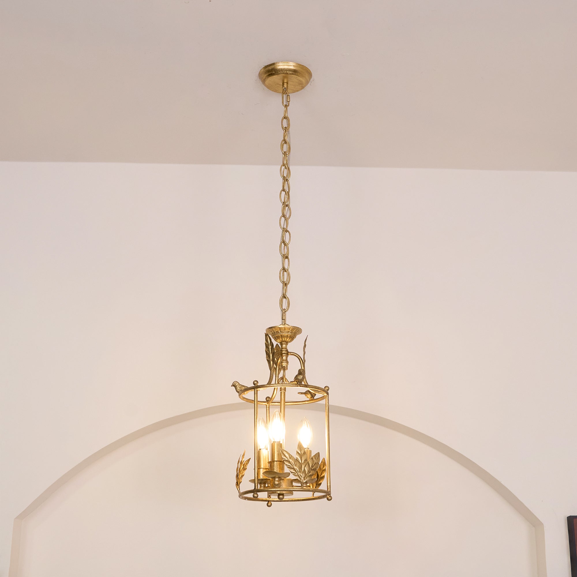 Freyza | Hylite Vintage-Industrielle goldene Pendelleuchte – Industrielle Küche, Esszimmer