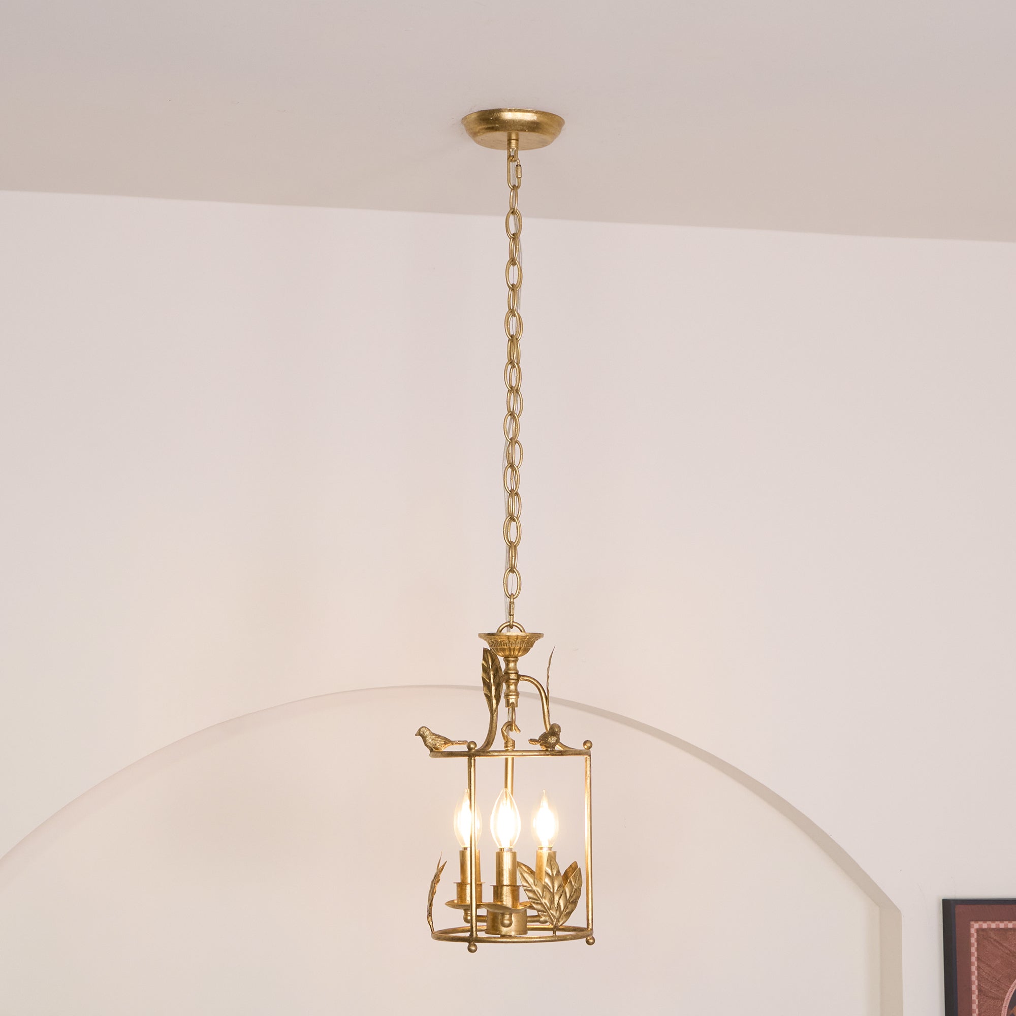 Freyza | Hylite Vintage-Industrielle goldene Pendelleuchte – Industrielle Küche, Esszimmer