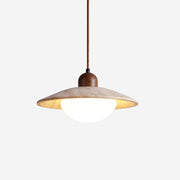 Freyza | Suspension Ritta en travertin – Luminaire minimaliste pour cuisine et salle à manger