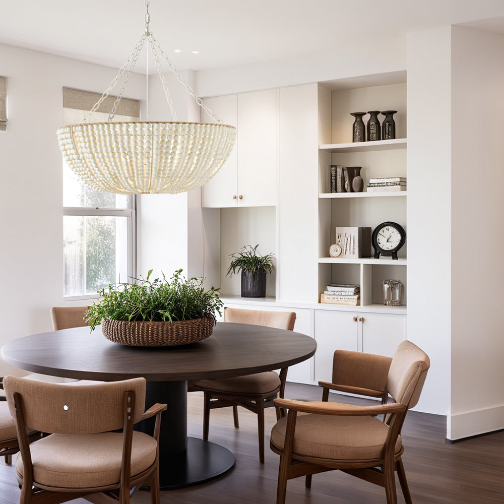 Freyza | Lustre en bois de luxe postmoderne Colora – Salle à manger et salon modernes