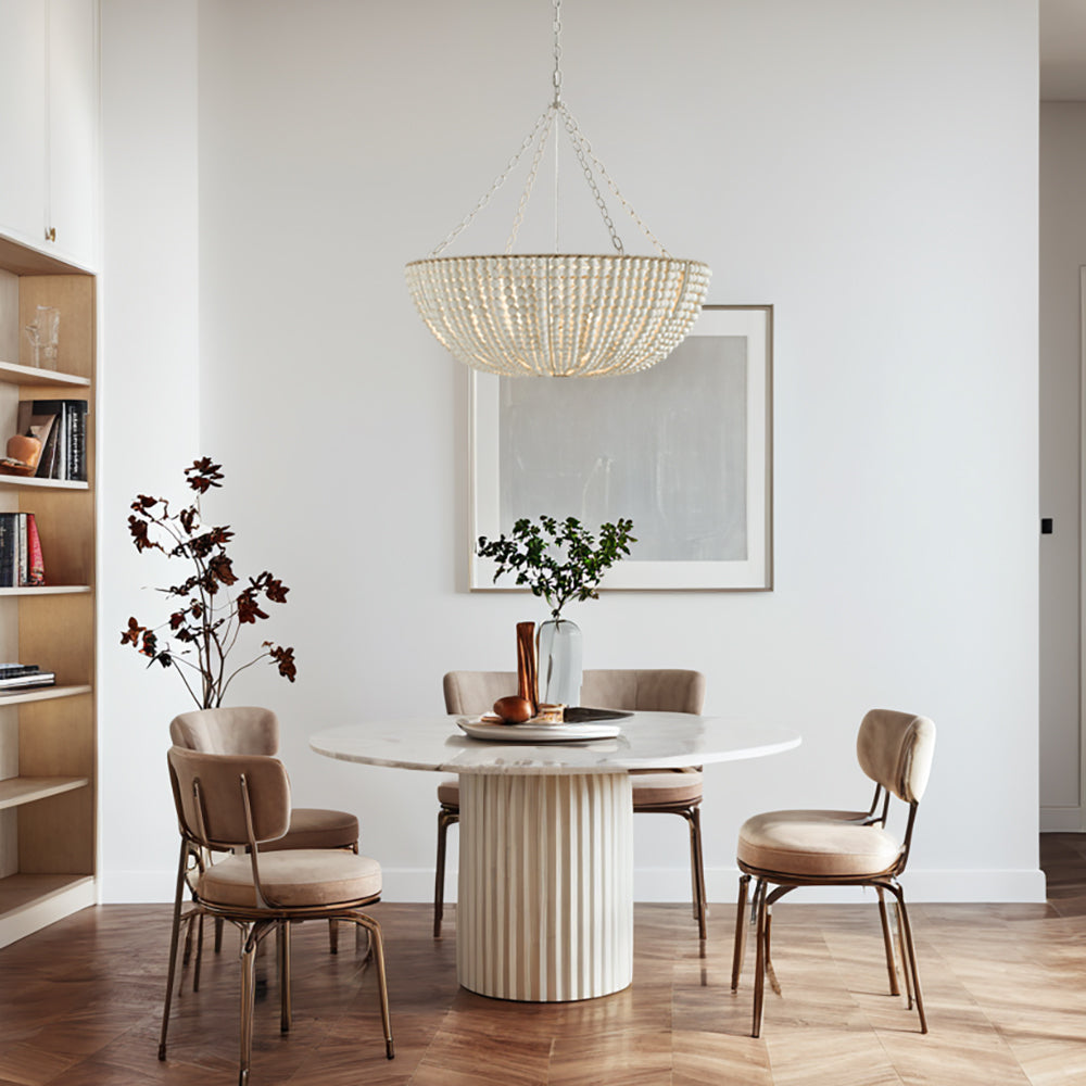 Freyza | Lustre en bois de luxe postmoderne Colora – Salle à manger et salon modernes