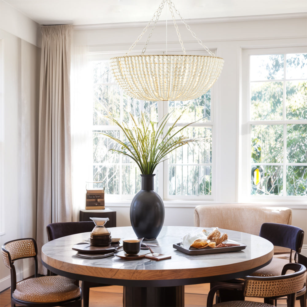 Freyza | Lustre en bois de luxe postmoderne Colora – Salle à manger et salon modernes