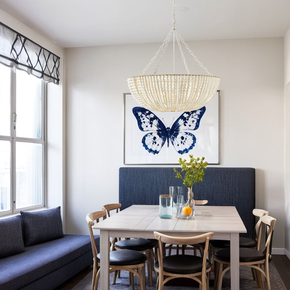 Freyza | Lustre en bois de luxe postmoderne Colora – Salle à manger et salon modernes