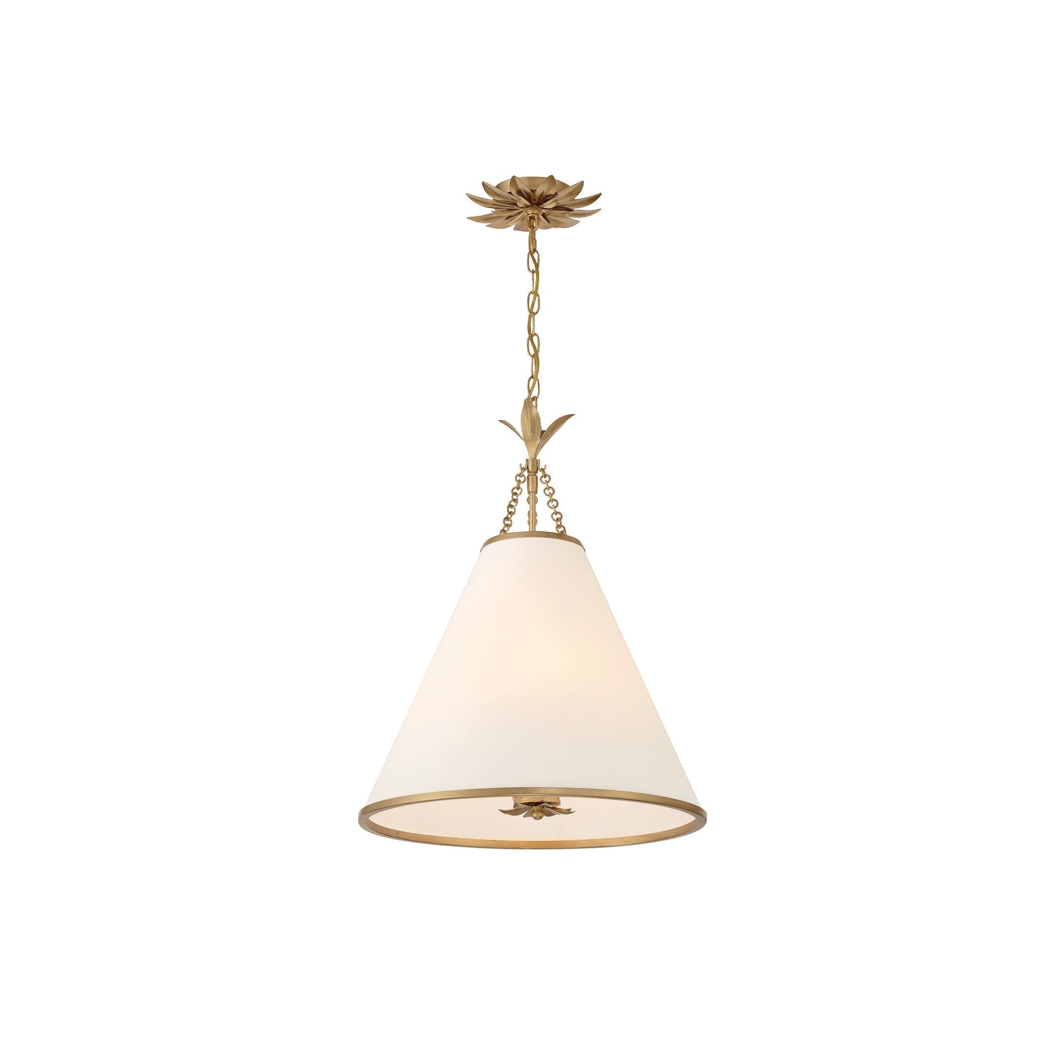 Freyza | Suspension en tissu de laiton Aeon – Lampe suspendue pour cuisine et salle à manger