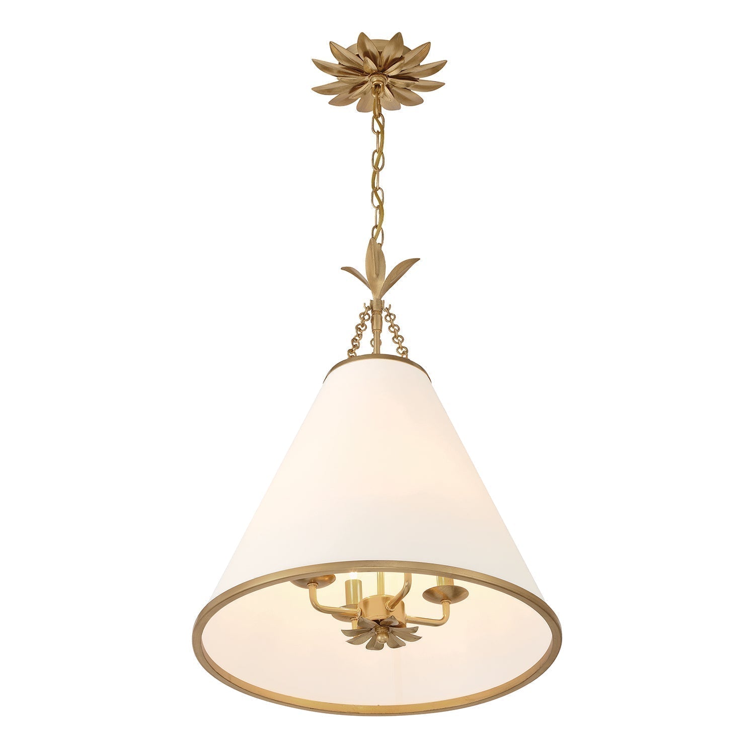 Freyza | Suspension en tissu de laiton Aeon – Lampe suspendue pour cuisine et salle à manger