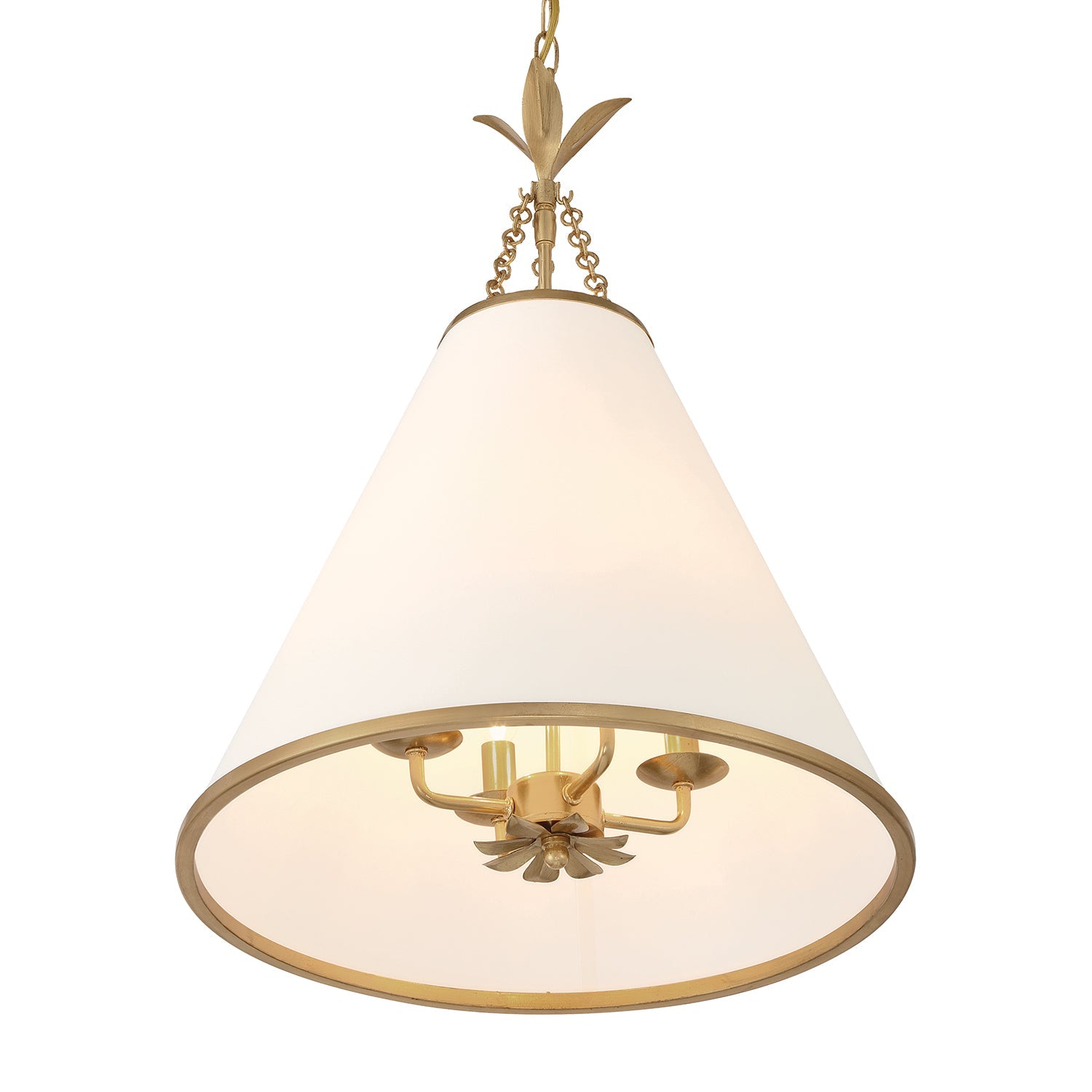 Freyza | Suspension en tissu de laiton Aeon – Lampe suspendue pour cuisine et salle à manger