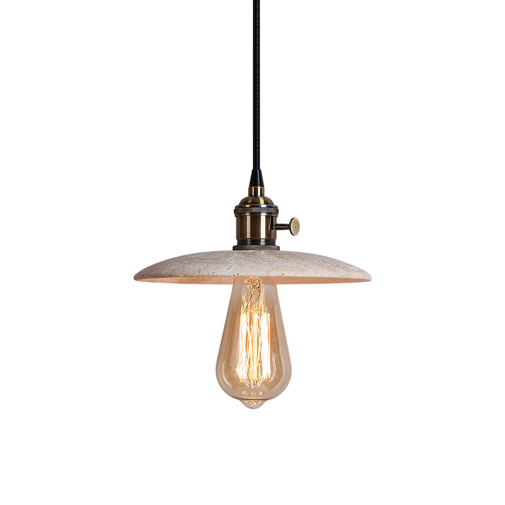 Freyza | Metis flache beige Pendelleuchte – Küche Esszimmer