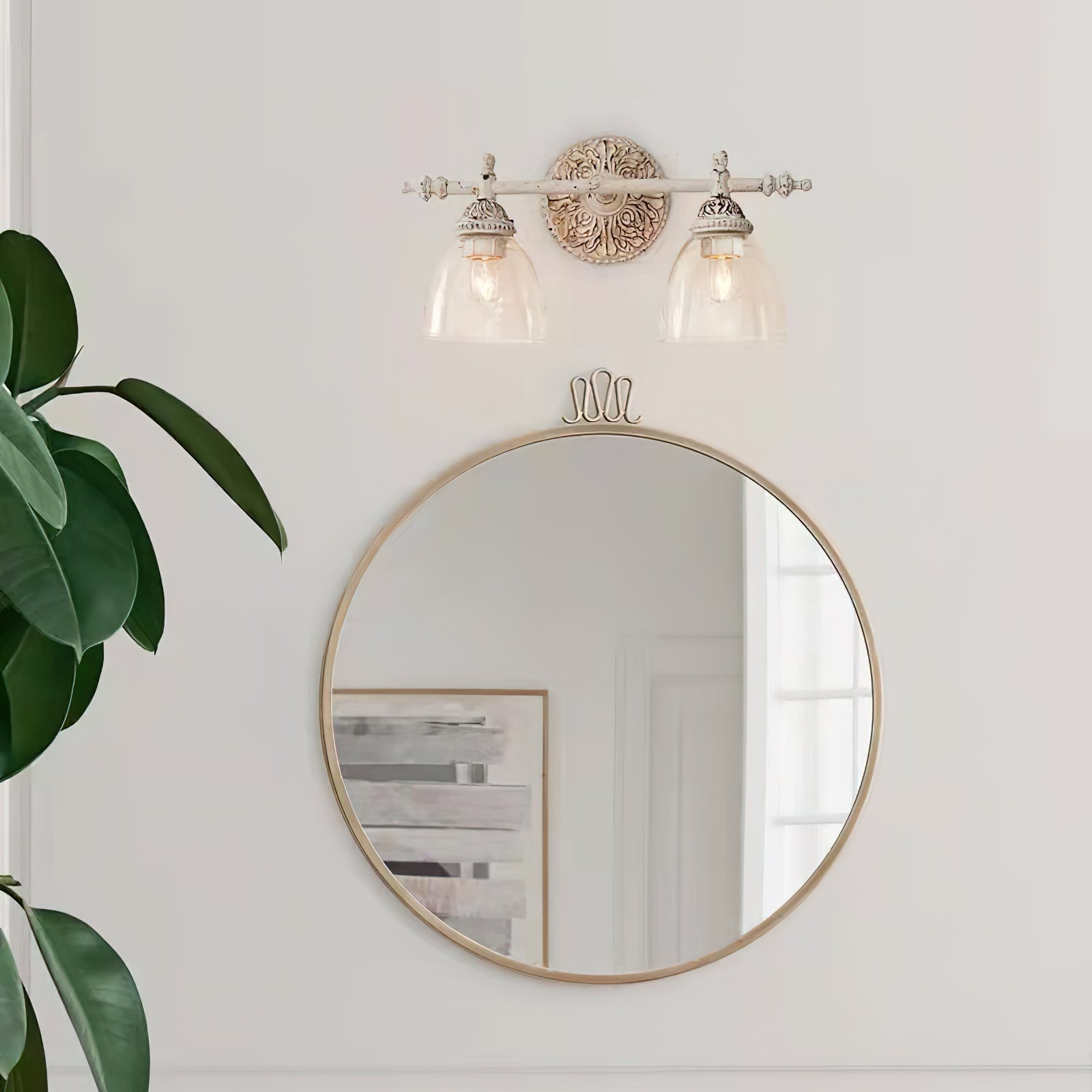 Freyza | Applique murale en verre industriel vintage Orion – Chambre et couloir industriels