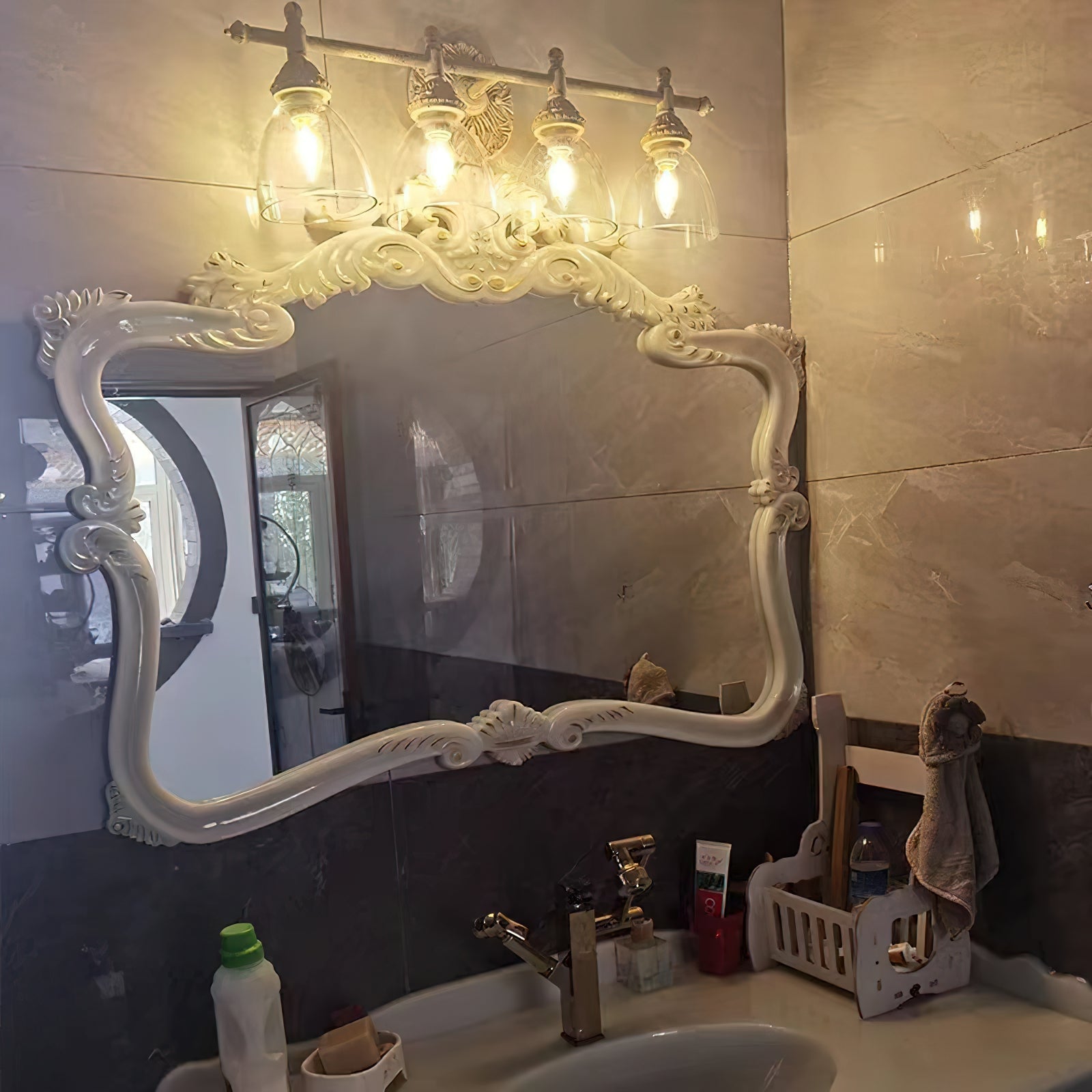Freyza | Applique murale en verre industriel vintage Orion – Chambre et couloir industriels
