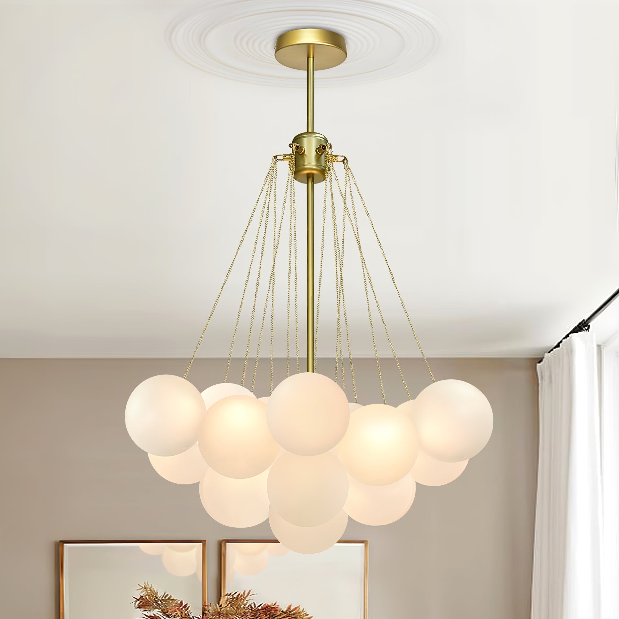 Freyza | Lustre en verre – Salle à manger Salon