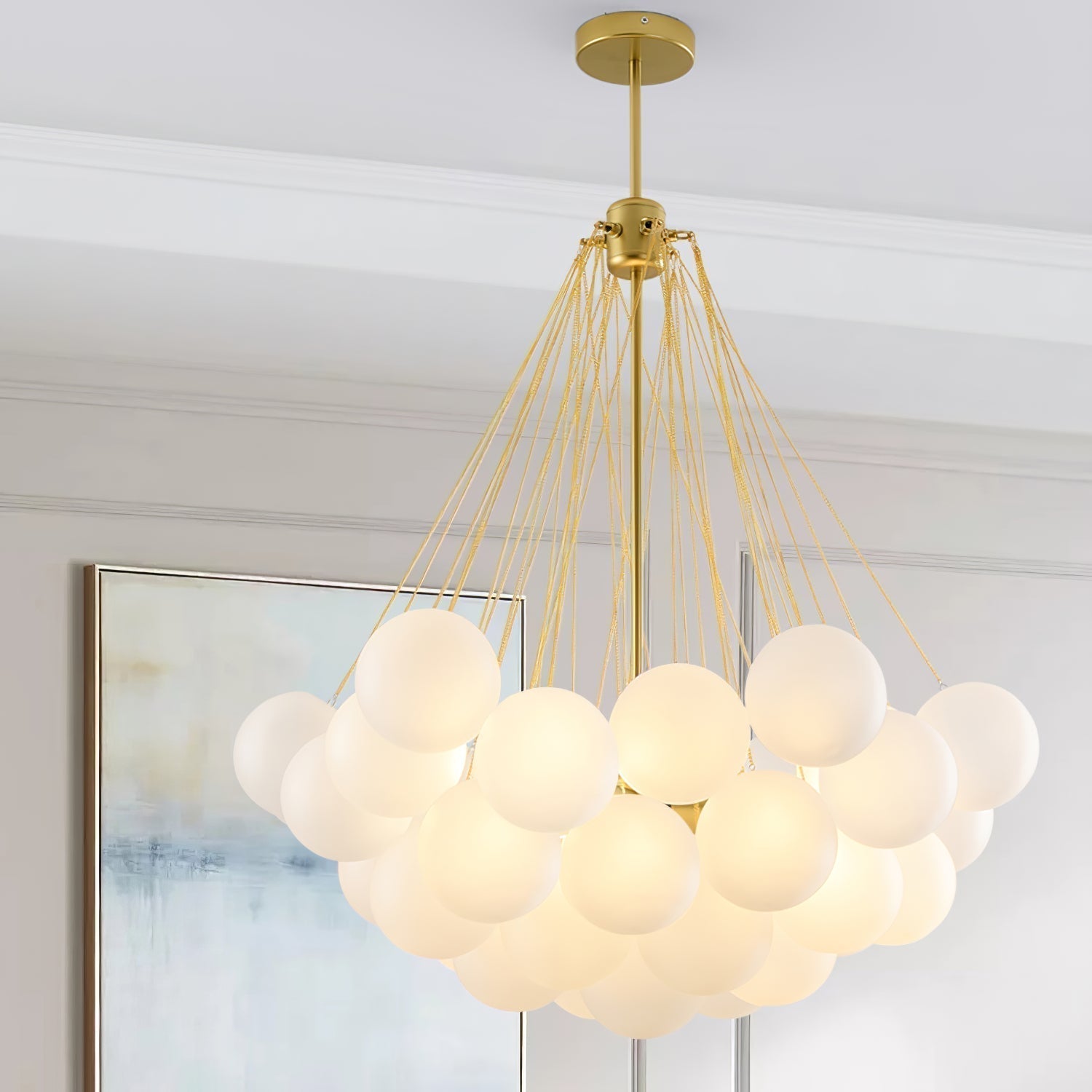 Freyza | Lustre en verre – Salle à manger Salon