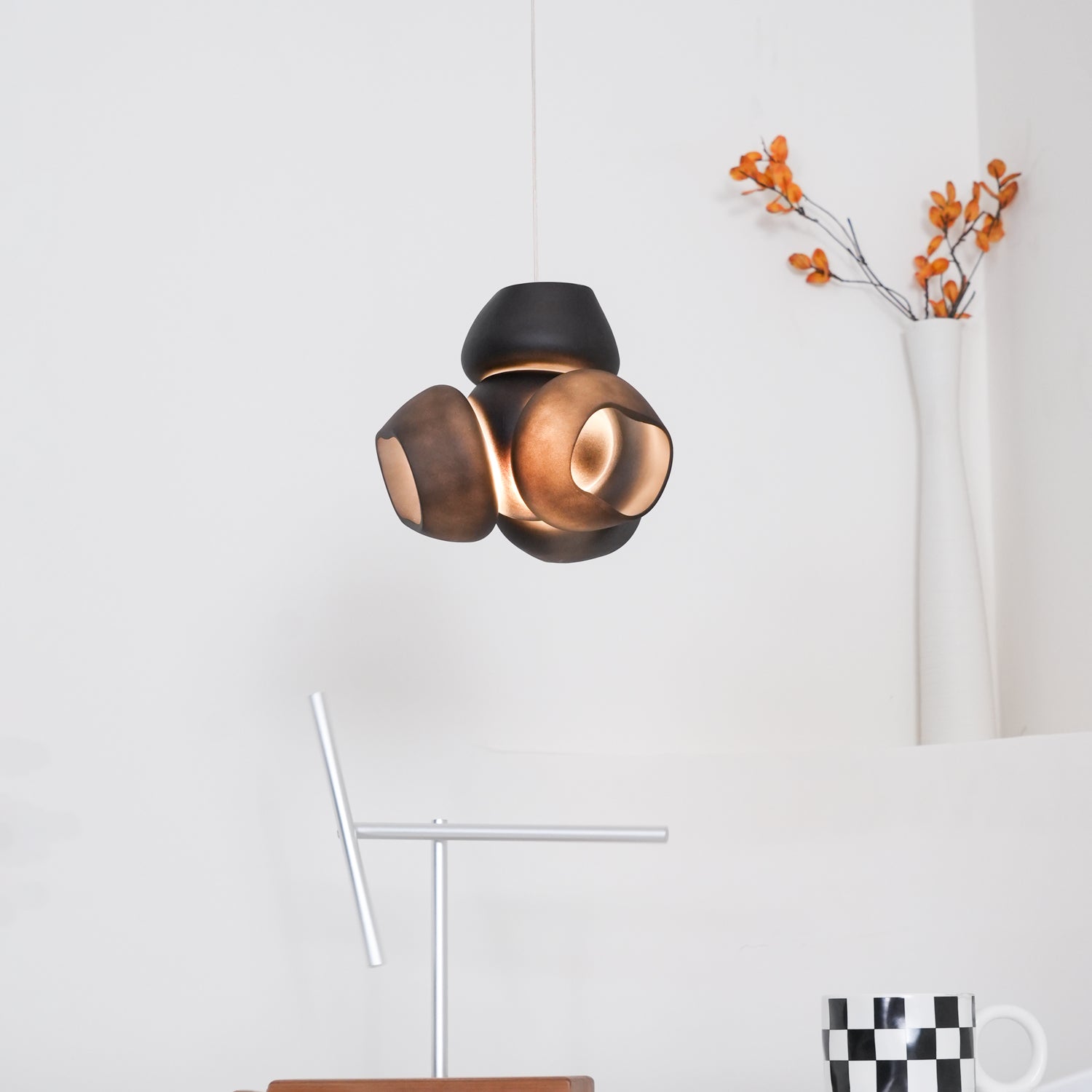 Freyza | Suspension en verre Ushaor – Luminaire pour cuisine et salle à manger