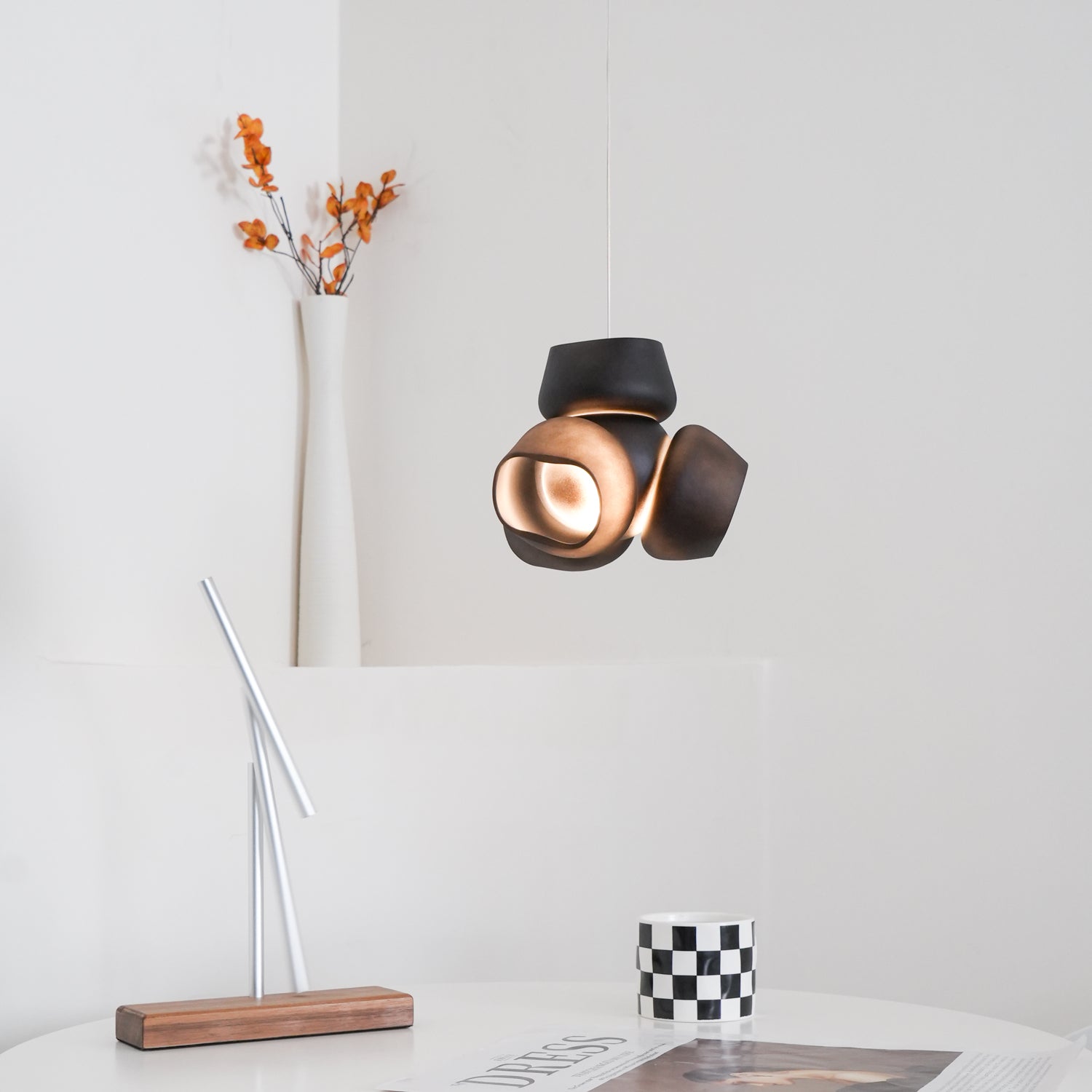 Freyza | Suspension en verre Ushaor – Luminaire pour cuisine et salle à manger