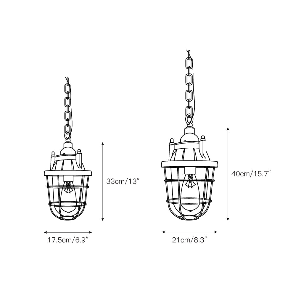 Freyza | Vemiryra – Suspension industrielle vintage pour cuisine et salle à manger