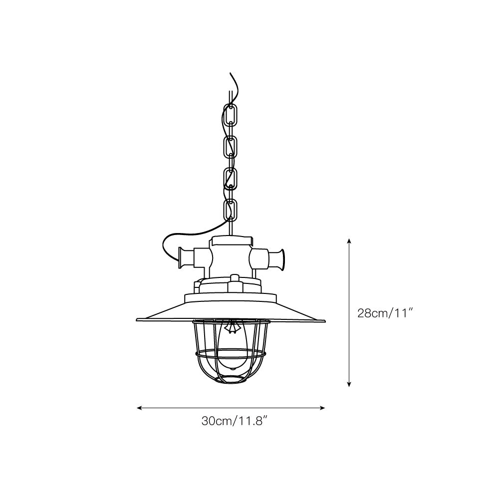 Freyza | Vemiryra – Suspension industrielle vintage pour cuisine et salle à manger