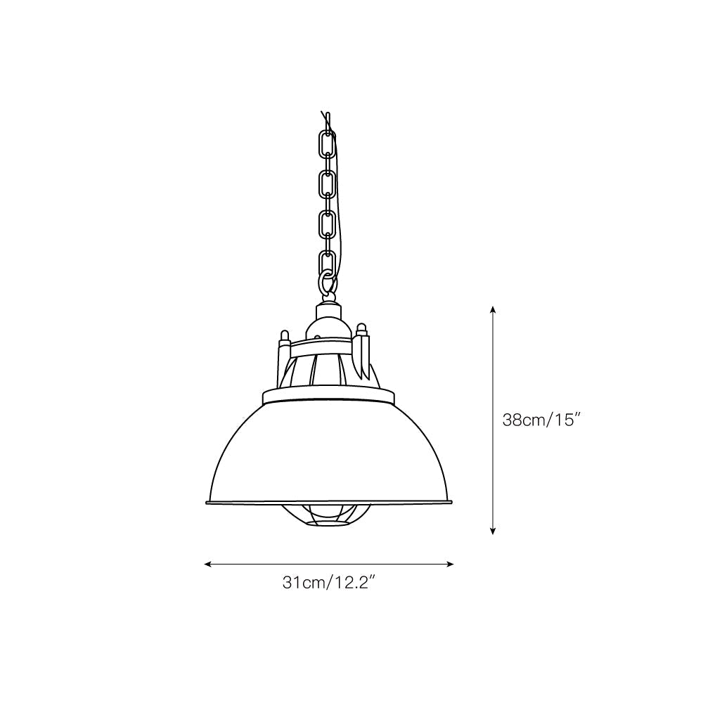 Freyza | Vemiryra – Suspension industrielle vintage pour cuisine et salle à manger