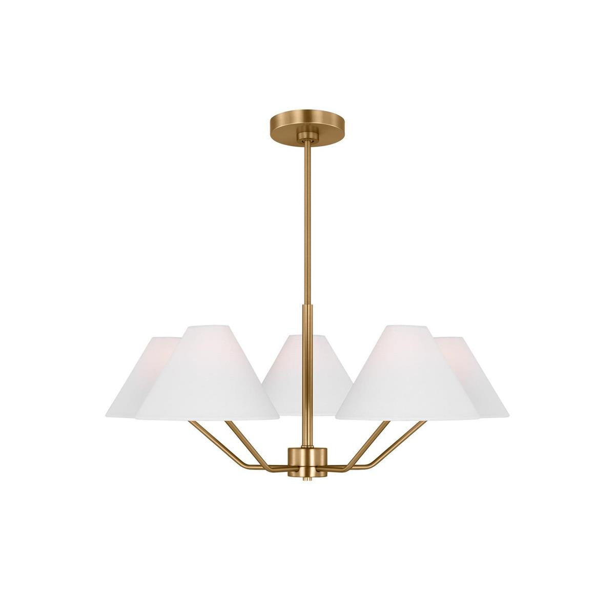 Freyza | Vortex Traditional Vintage Fabric Chandelier – Industrial Dining Room Living Room