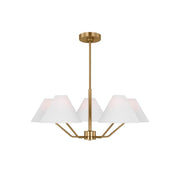 Freyza | Vortex Traditional Vintage Fabric Chandelier – Industrial Dining Room Living Room