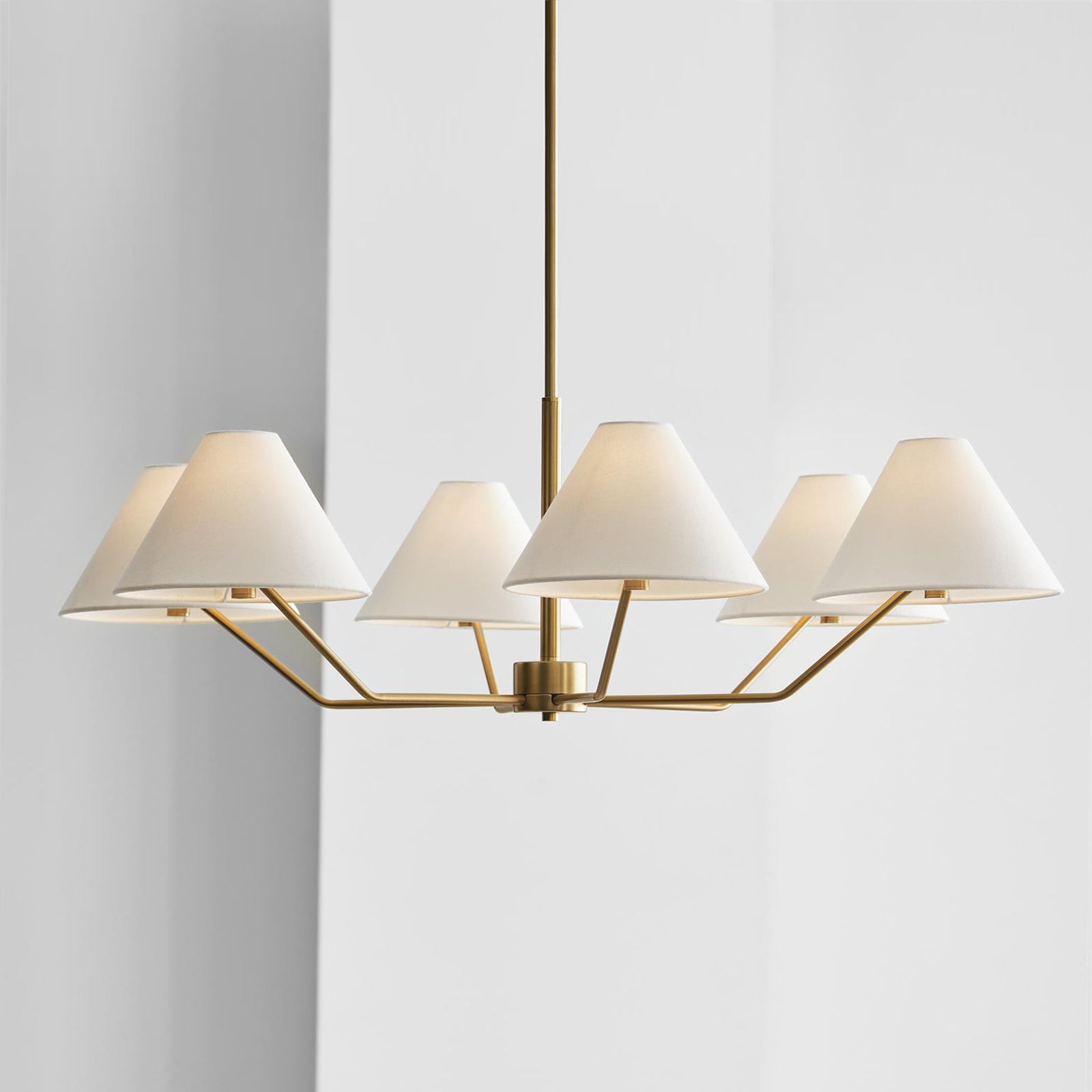 Freyza | Vortex Traditional Vintage Fabric Chandelier – Industrial Dining Room Living Room