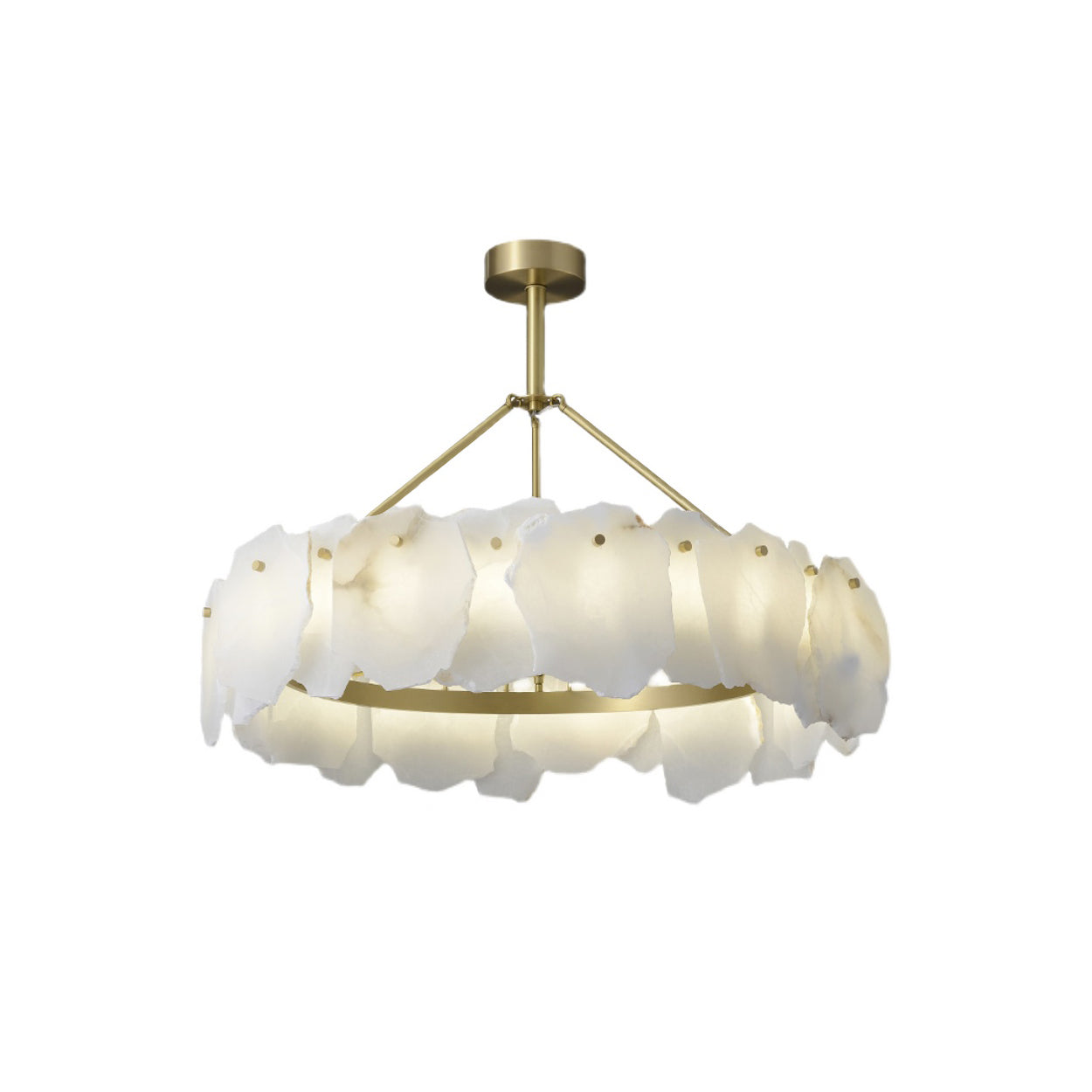 Freyza | Cryon Postmodern Luxury Brass Chandelier – Modern Dining Room Living Room