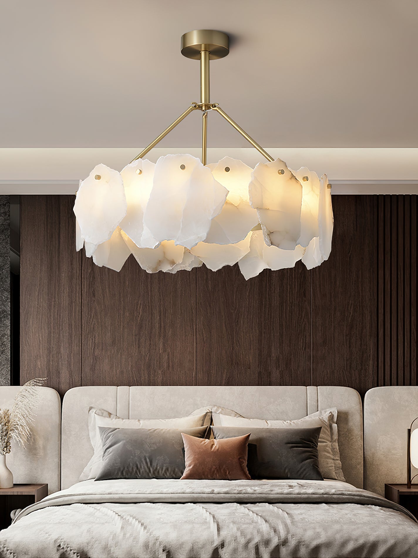 Freyza | Cryon Postmodern Luxury Brass Chandelier – Modern Dining Room Living Room