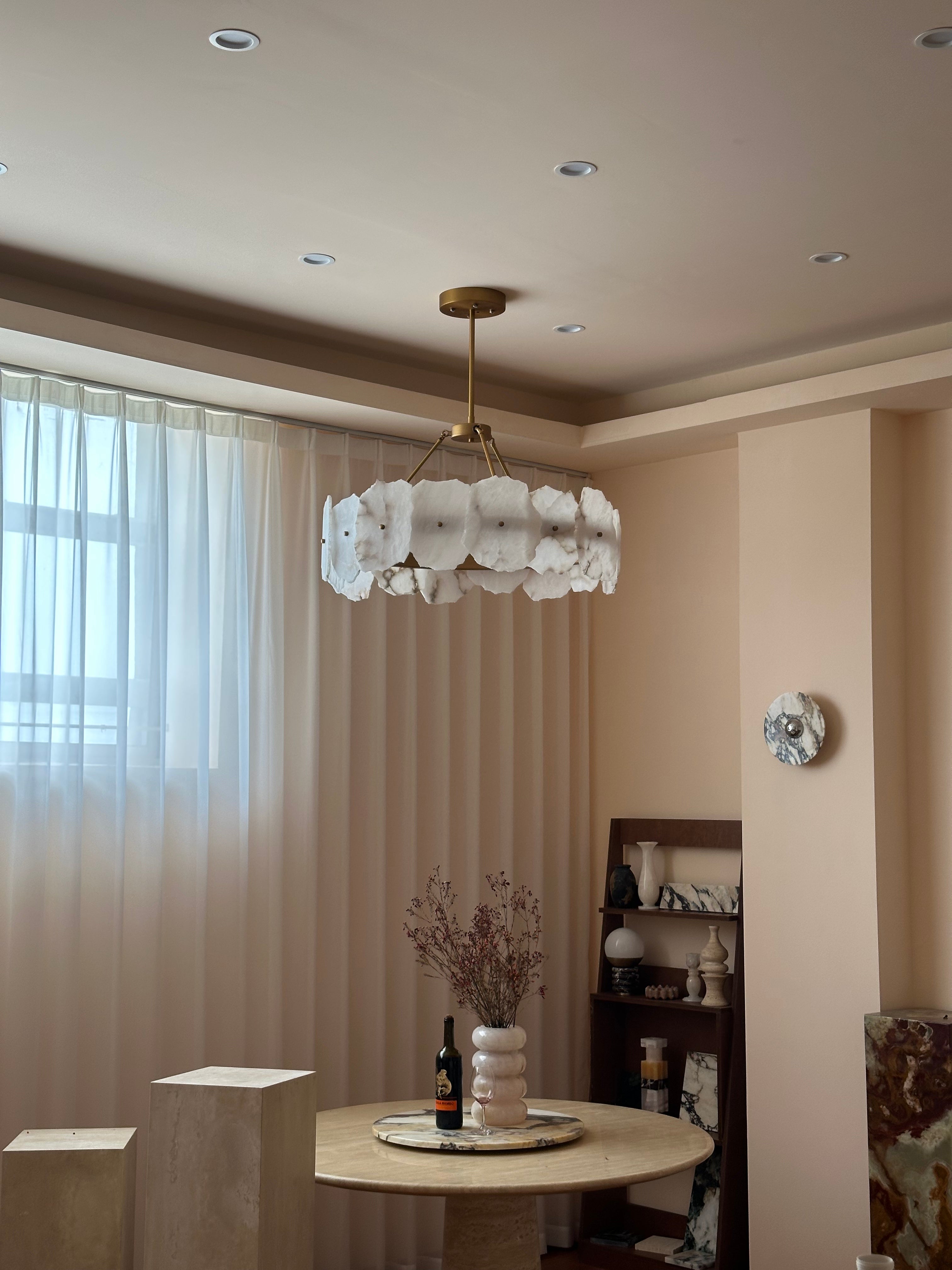 Freyza | Cryon Postmodern Luxury Brass Chandelier – Modern Dining Room Living Room
