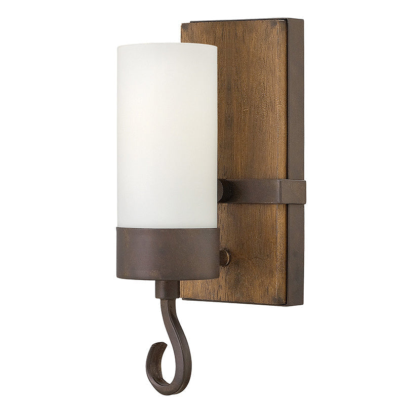 Freyza | Elara Wooden Glass Glass Wood Wall Light – Bedroom Hallway