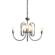 Freyza | Ombre Elegance Vintage Chandelier – Industrial Dining Room Living Room