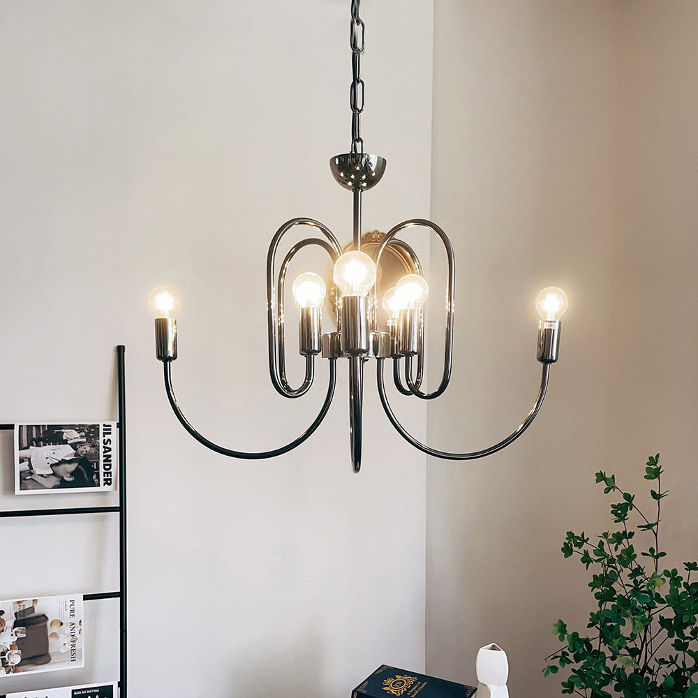 Freyza | Ombre Elegance Vintage Chandelier – Industrial Dining Room Living Room