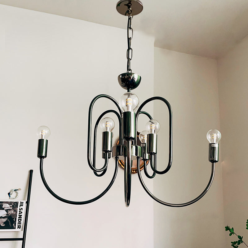 Freyza | Ombre Elegance Vintage Chandelier – Industrial Dining Room Living Room