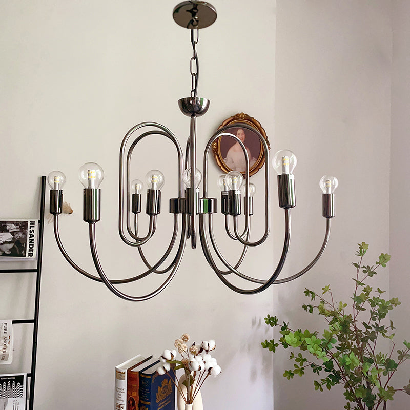 Freyza | Ombre Elegance Vintage Chandelier – Industrial Dining Room Living Room
