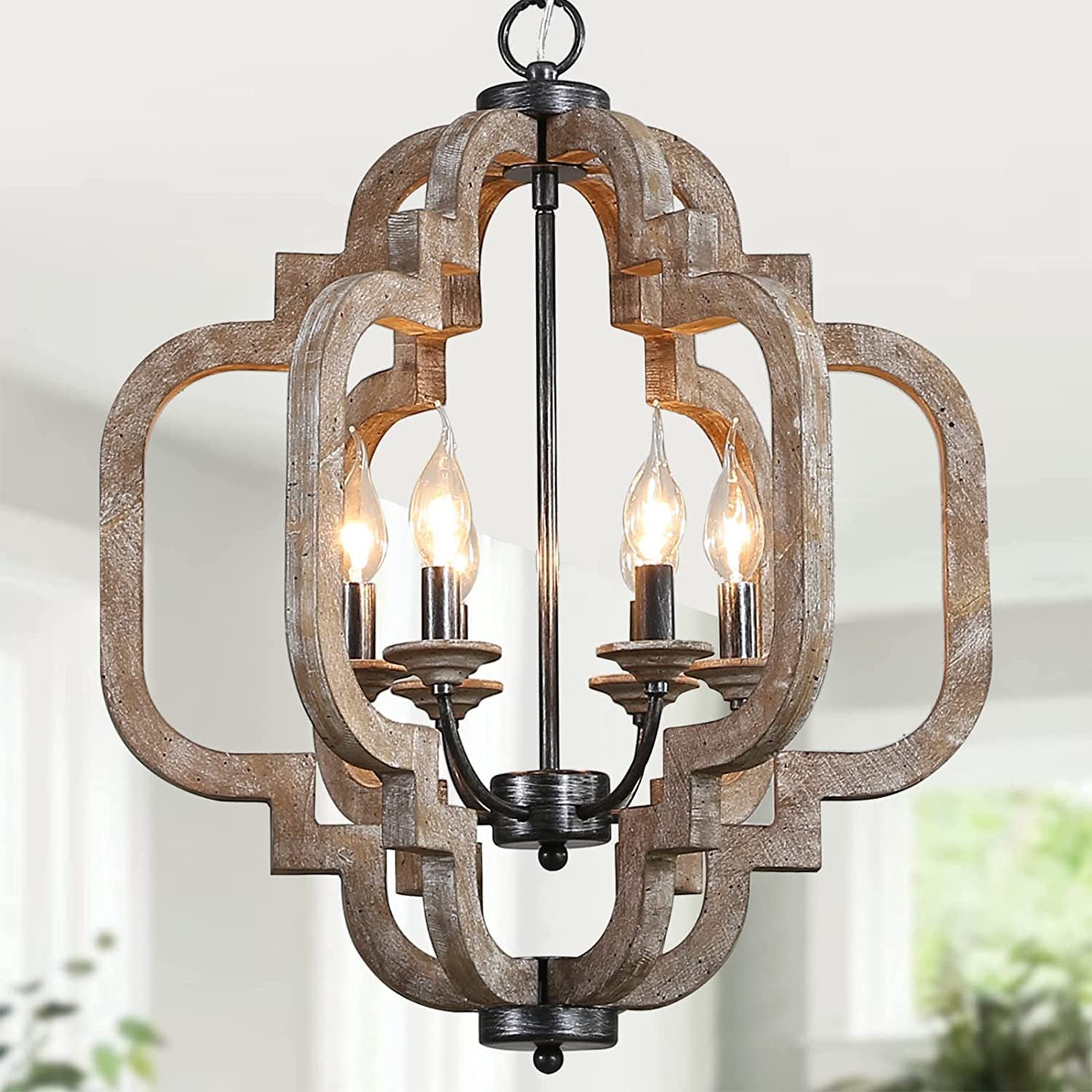 Freyza | Polar Postmodern Luxury Wood Pendant Light – Modern Kitchen Dining Room