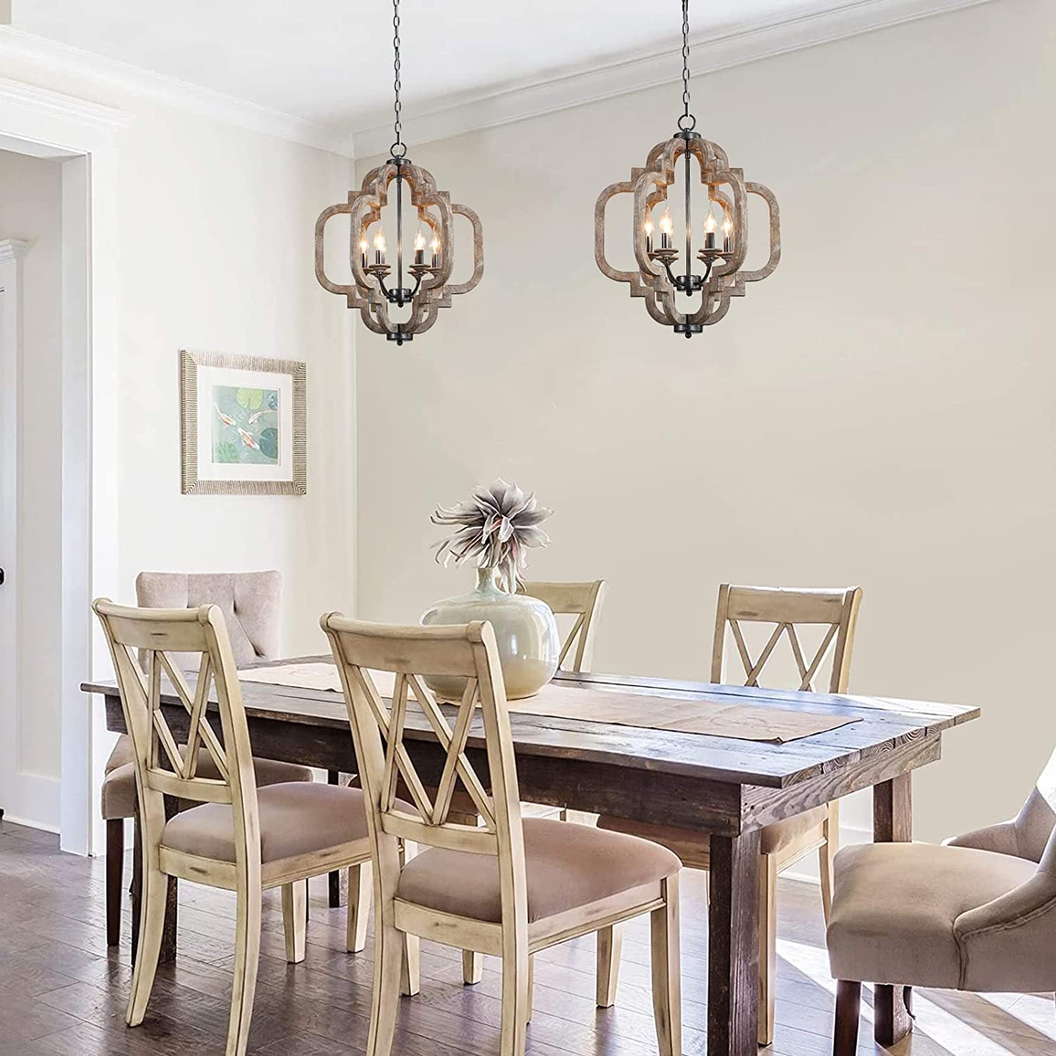Freyza | Polar Postmodern Luxury Wood Pendant Light – Modern Kitchen Dining Room