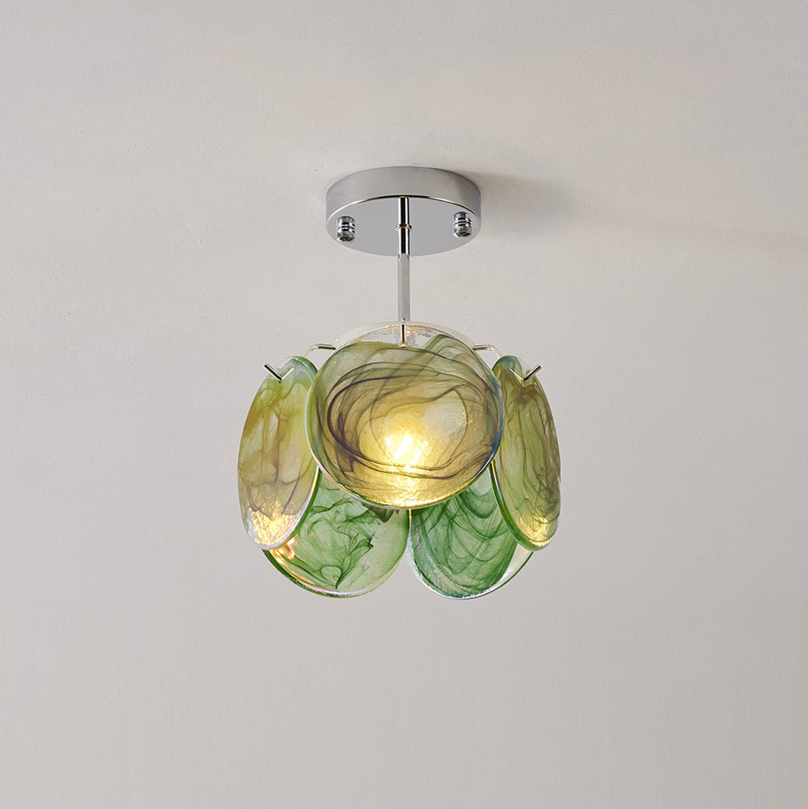 Plafonnier en verre affleurant Freyza | Feyon – Chambre, couloir, cuisine