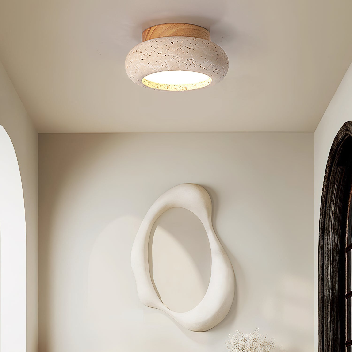 Freyza | Plafonnier à montage affleurant – Chambre, couloir, cuisine