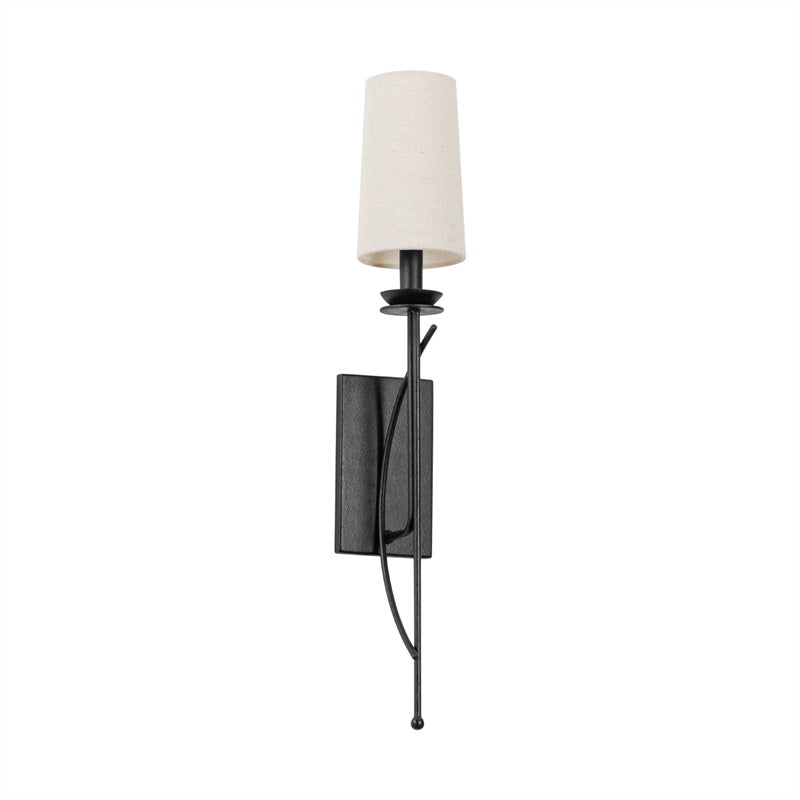 Freyza | Cirrus Elegance Fabric Fabric Wall Light – Bedroom Hallway