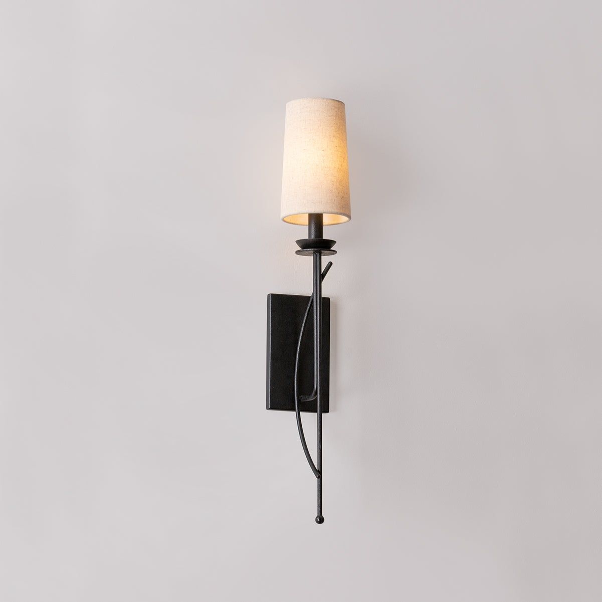 Freyza | Cirrus Elegance Fabric Fabric Wall Light – Bedroom Hallway