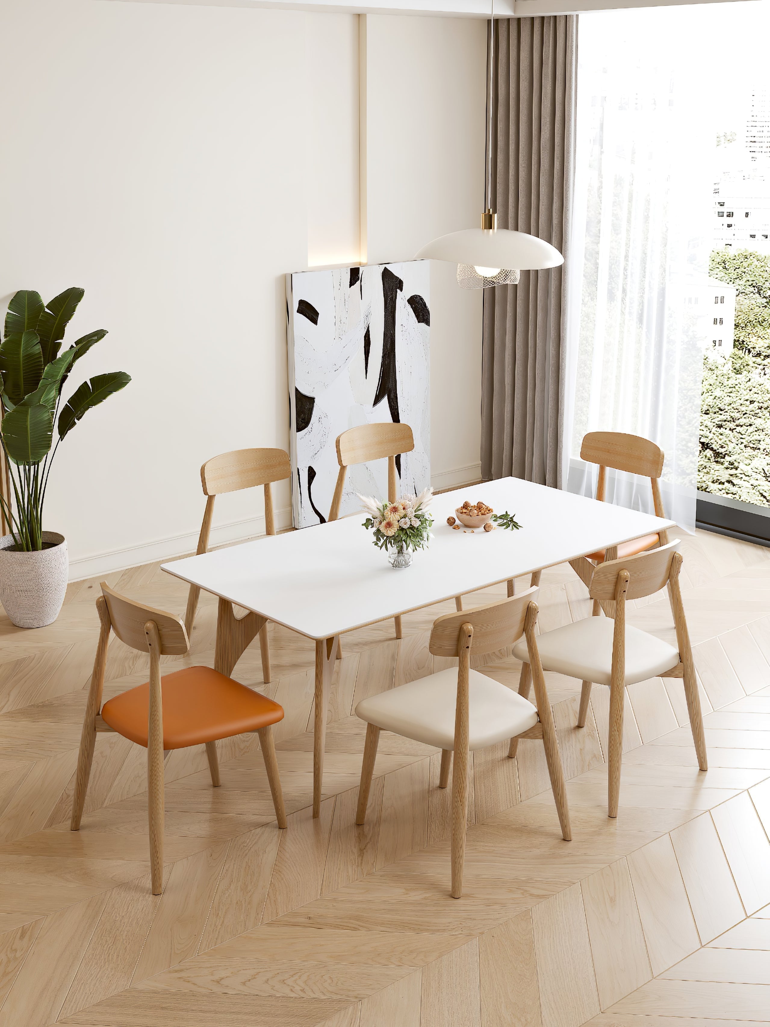 Freyza | Dynam Floyd weiße Pendelleuchte – Küche, Esszimmer